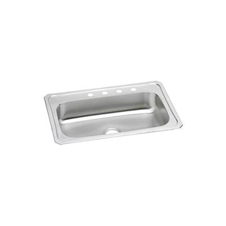 Elkay CRS33223 Elkay Celebrity Stainless Steel 33" x 22" x 7", Single Bowl Top Mount Sink