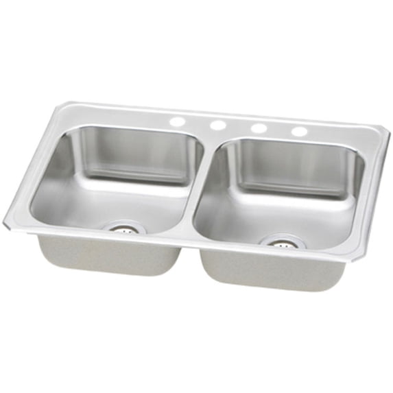 Elkay CR33212 Gourmet Double Bowl Kitchen Sink