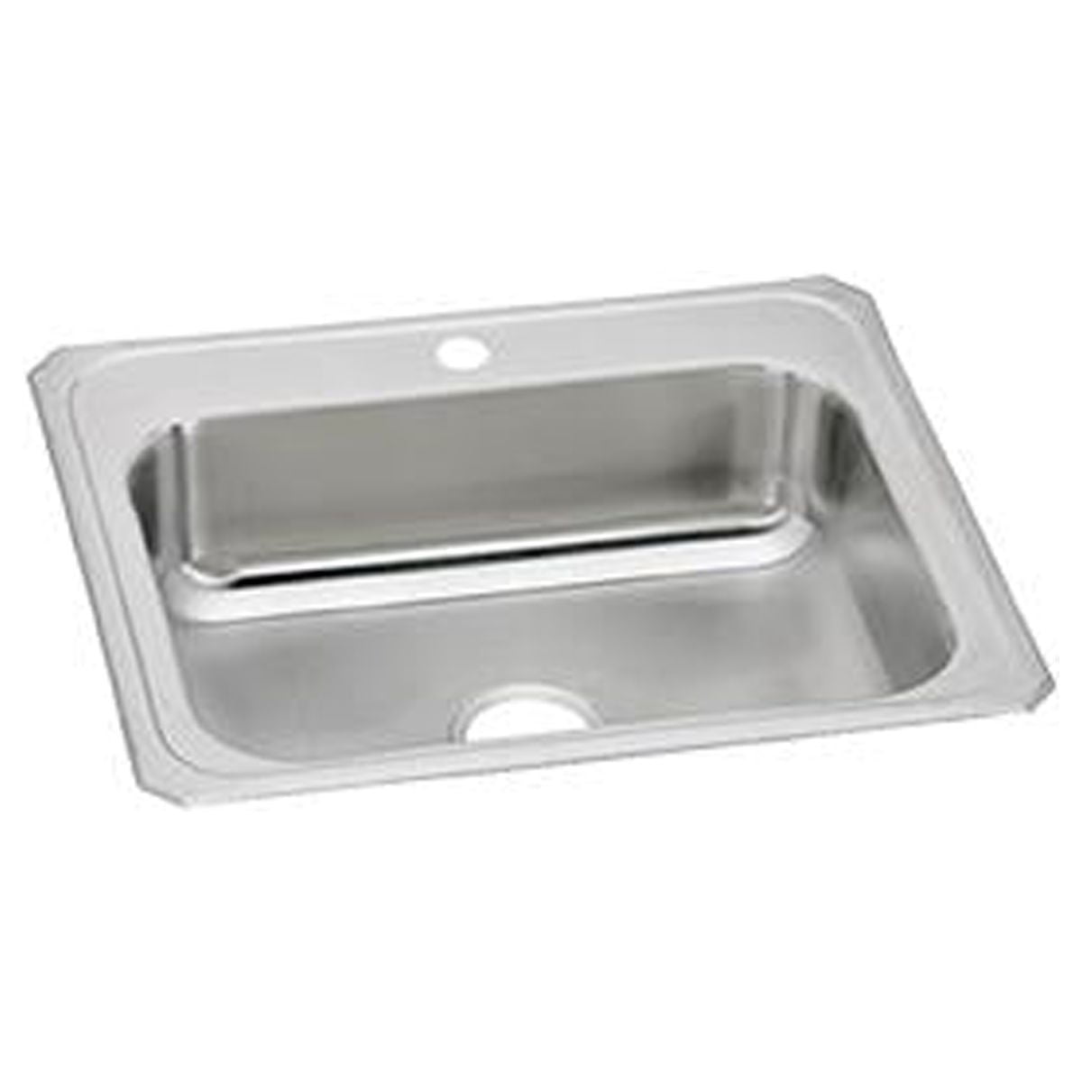 Elkay 25" Stainless Steel Single Bowl Drop-In Kitchen Sink