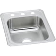 thumbnail image 1 of Elkay CR17212 Celebrity Stainless Steel 17" x 21-1/4" x 6-7/8", 1-Bowl Top Mount Kitchen Sink, 1 of 7
