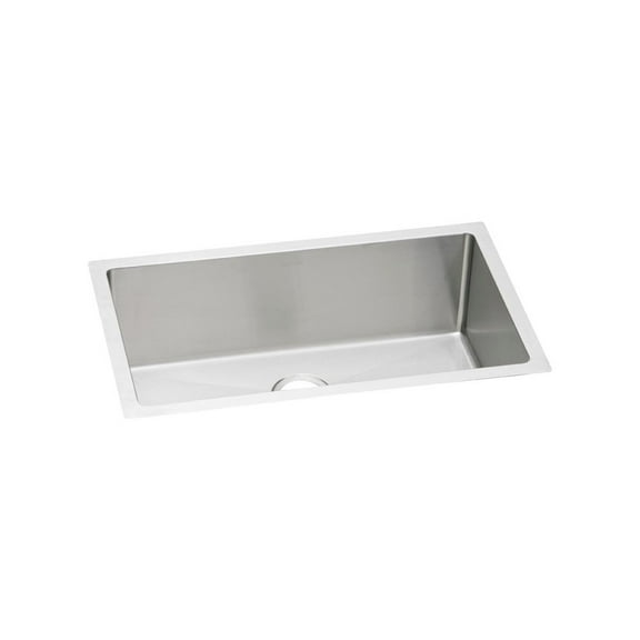 Elkay Crosstown 16 Gauge Stainless Steel 30-1/2" x 18-1/2" x 8", Single Bowl Undermount Sink