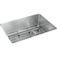 thumbnail image 1 of Elkay Crosstown Stainless Steel 25-1/2" x 18-1/2" x 9", Single Bowl Undermount Sink Kit, 1 of 2