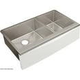 thumbnail image 1 of Elkay Crosstown Stainless Steel 33-7/8" x 17" x 9" Double Bowl Farmhouse Sink for Interchangeable Apron, 1 of 2