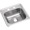 thumbnail image 1 of Elkay Dayton Stainless Steel 15" x 15" x 5-3/16", Single Bowl Drop-in Bar Sink, 1 of 7