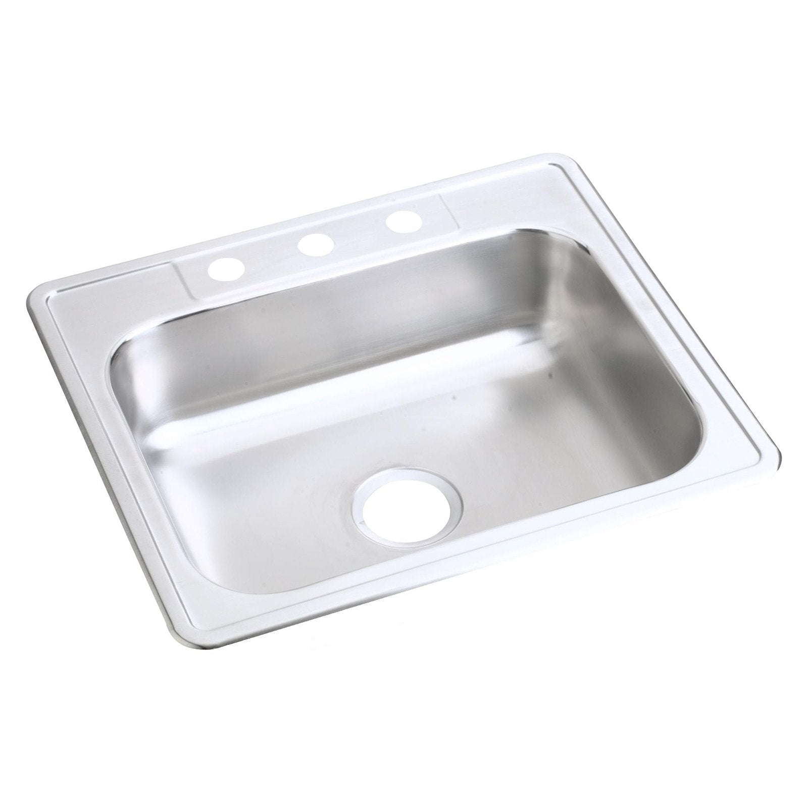 Dayton 25" Stainless Steel Single Bowl Drop-In Sink
