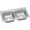 thumbnail image 1 of Open Box Elkay D23321 Dayton 33" Drop In Double Basin Stainless Steel Kitchen Sink - 1 Faucet Hole, 1 of 7