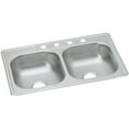 thumbnail image 1 of Elkay D233221 Dayton Stainless Steel 33" x 22" x 6-9/16", Double Bowl Top Mount Kitchen Sink, 1 of 2
