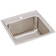 thumbnail image 1 of Elkay DLR1919101 Elkay Lustertone Stainless Steel 19-1/2" x 19" x 10-1/8", Single Bowl Top Mount Laundry Sink, 1 of 2