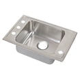 thumbnail image 1 of Elkay DRKAD2517650 Lustertone Classic 25 x 17 x 6-1/2 Single Bowl Drop-In Classroom ADA Sink, No Holes, 18-Gauge Stainless, 1 of 1