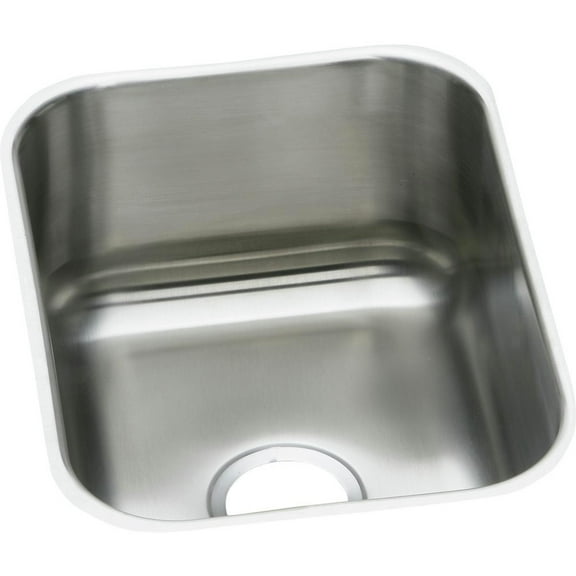 Elkay DXUH1318 Dayton 16 in. x 20-1/2 in. x 8 in., Single Bowl Undermount Bar Sink (Stainless Steel)