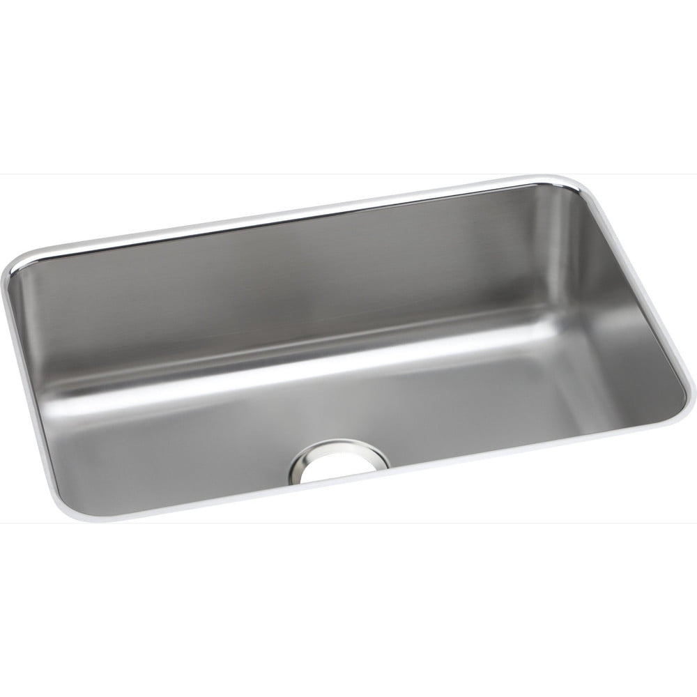Radiant Satin Stainless Steel Undermount Single Bowl Kitchen Sink