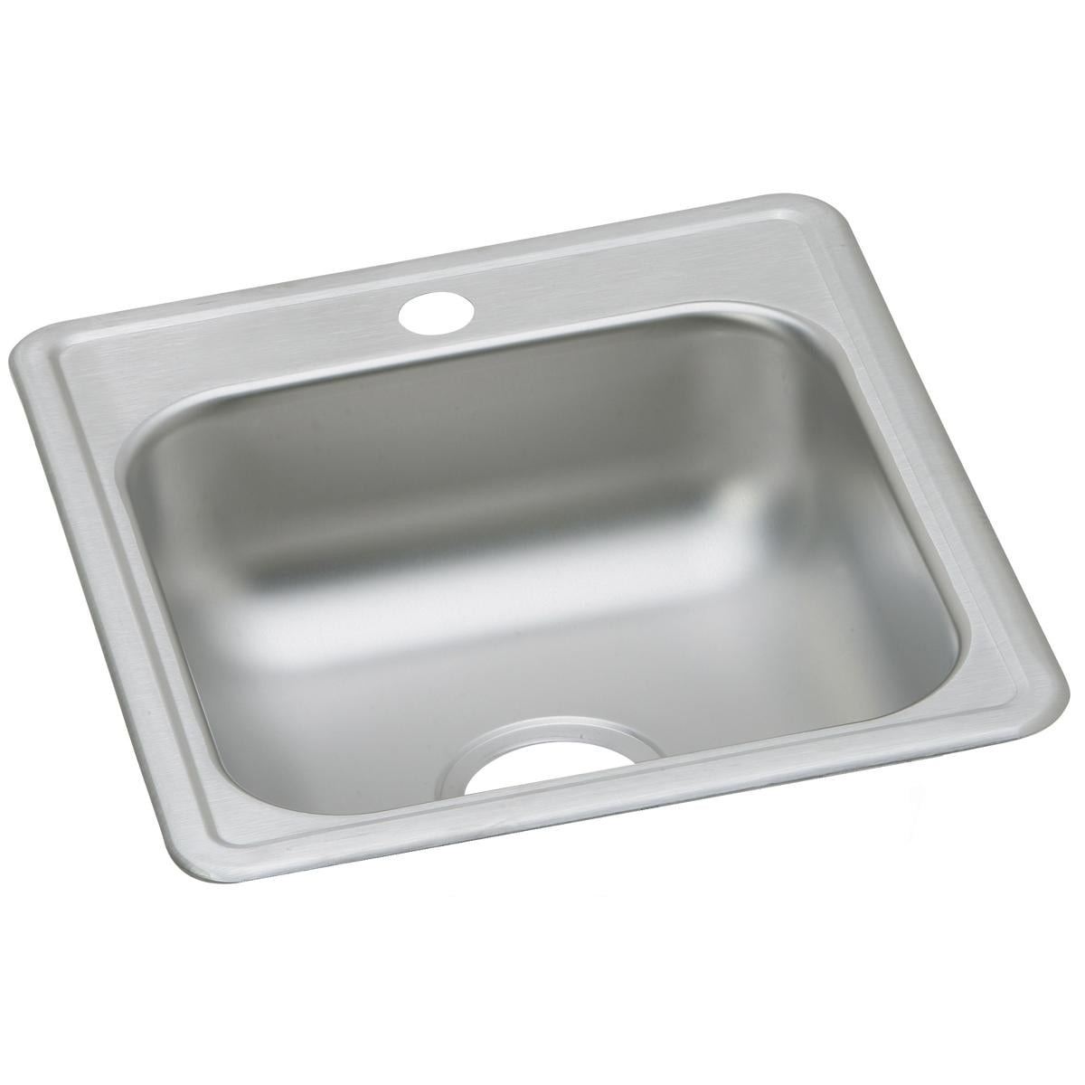 Dayton 17" x 19" Stainless Steel Single Bowl Drop-In Sink