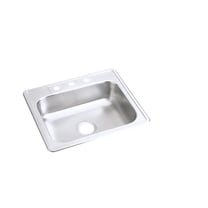 Elkay Dayton Stainless Steel 25" x 21-1/4" x 6-9/16", Single Bowl Drop-in Sink