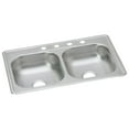 thumbnail image 1 of Elkay Dayton Stainless Steel 33" x 22" x 6-1/16", Equal Double Bowl Drop-in Sink, 1 of 2