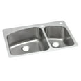 thumbnail image 1 of Elkay Dayton Stainless Steel 33" x 22" x 8", 60/40 Double Bowl Dual Mount Sink, 1 of 6