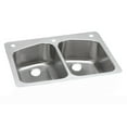 thumbnail image 1 of Elkay Dayton Stainless Steel 33" x 22" x 8", Equal Double Bowl Dual Mount Sink, 1 of 2
