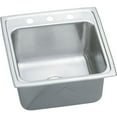 thumbnail image 1 of Elkay Dlr191910 Lustertone 19-1/2" Drop In Single Basin Stainless Steel Kitchen Sink - 2, 1 of 7