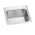 thumbnail image 1 of Elkay Lustertone Classic Stainless Steel 19-1/2" x 19" x 10-1/8", 3-Hole Single Bowl Drop-in Laundry Sink w/Perfect Drain, 1 of 7