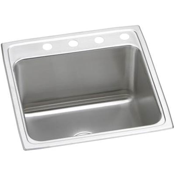 Elkay, DLR2022101 , 18 Gauge Stainless Steel 19.5" x 22" x 10.125" Single Bowl Drop-in Kitchen Sink, Sinks
