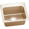 thumbnail image 1 of Elkay Dlr221910-Cu Lustertone 22" Copper Drop In Lavatory Sink - 1 Hole, 1 of 5