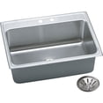 thumbnail image 1 of Elkay Dlr312210pd Lustertone 31" Drop In Single Basin Stainless Steel Kitchen Sink - 2, 1 of 7