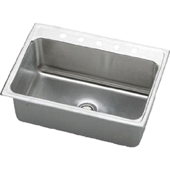 Elkay, DLR3122125 , 18 Gauge Stainless Steel 31" x 22" x 11.625" Single Bowl Drop-in Kitchen Sink, Sinks