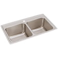 thumbnail image 1 of Elkay Lustertone Classic Stainless Steel 33" x 19-1/2" x 10-1/8", 1-Hole Equal Double Bowl Drop-in Sink, 1 of 7