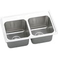 thumbnail image 1 of Elkay DLR4322102 Gourmet Stainless Steel Double Bowl Sink, 1 of 7