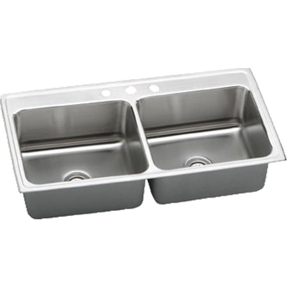 Elkay DLR4322121 Double Bowl Sink