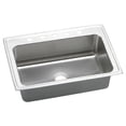 thumbnail image 1 of Elkay DLRS3322105 Lustertone Classic 33 x 22 x 10-1/8 Single Bowl Drop-In Sink, 5 Holes, 18-Gauge Stainless, 1 of 7