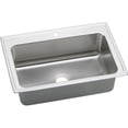 thumbnail image 1 of Elkay DLRS3322121 Lustertone Classic 33 x 22 x 11-5/8 Single Bowl Drop-In Sink, 1 Hole, 18-Gauge Stainless, 1 of 7