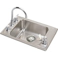 thumbnail image 1 of SS 22x19.5x5.5 Single Drop-in Sink Kit, 1 of 7