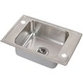 thumbnail image 1 of Elkay DRKAD2517502LM Lustertone Classic 25 x 17 x 5 Single Bowl Drop-In Classroom ADA Sink, 2LM Holes, 18-Gauge Stainless, 1 of 7