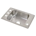 thumbnail image 1 of Elkay Lustertone Classic Stainless Steel 25" x 17" x 5", FR2-Hole Single Bowl Drop-in Classroom ADA Sink, 1 of 7