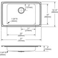 thumbnail image 1 of Elkay Drkad311940 Lustertone 31" Drop In Single Basin Stainless Steel Utility Sink - 2, 1 of 6