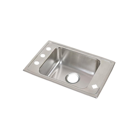 SS 31x19.5x5.5 Single Drop-in Sink