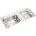 thumbnail image 1 of SS 37.2x17x5.5 Dbl Bowl Drop-in Sink, 1 of 7