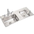 thumbnail image 1 of SS 37.2x17x6 Dbl Drop-in Sink Kit, 1 of 7