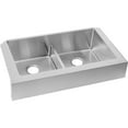 thumbnail image 1 of Elkay ECTRUFA32179 Crosstown 18 Gauge Stainless Steel 35-7/8" x 20-1/4" x 9", Equal Double Bowl Farmhouse Sink with Aqua Divide, 1 of 2