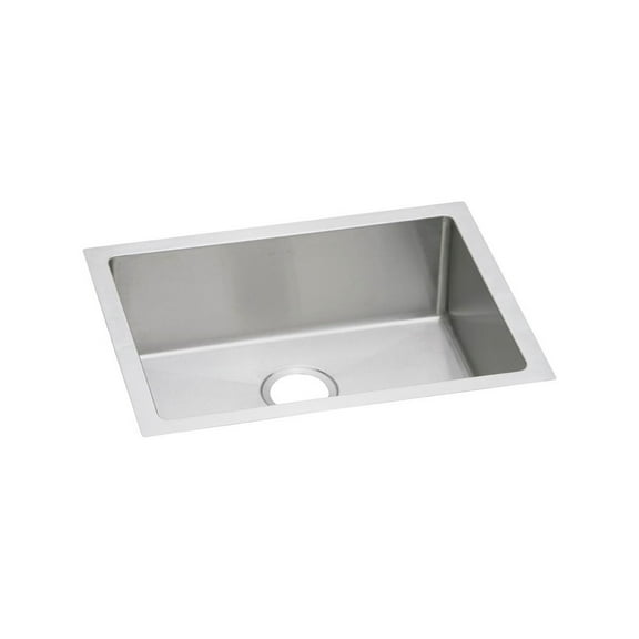 Elkay EFRU2115T Crosstown Undermount 16 Gauge 23-1/2 in. x 18-1/4 in. x 8 in. Single Bowl Stainless Steel Sink