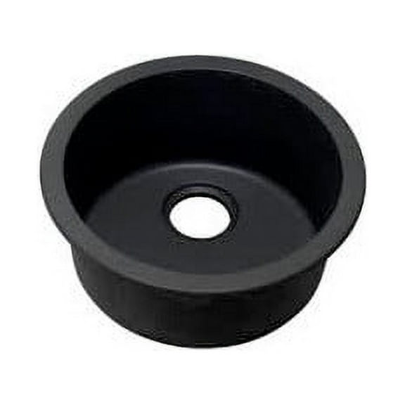 Elkay ELG16FBBK0 Quartz Top Mount/Undermount Bar Sink - Black