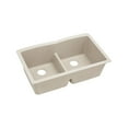 thumbnail image 1 of Elkay ELGDULB3322BQ0 Quartz Classic Equal Double Bowl Undermount Sink w/ Aqua Divide, Bisque, 1 of 7