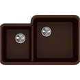 thumbnail image 1 of Elkay ELGOU3321L Pecan Gourmet 33" Double Basin Granite Composite Kitchen Sink For, 1 of 7