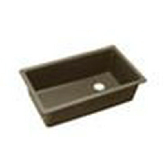 Elkay ELGU13322BK0 Gourmet e-granite Single Bowl Undermount Sink, Available in Various Colors