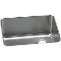 Elkay ELUH231710R Lustertone Stainless Steel 25-1/2" x 19-1/4" x 10", 1-Bowl Undermount Kitchen Sink