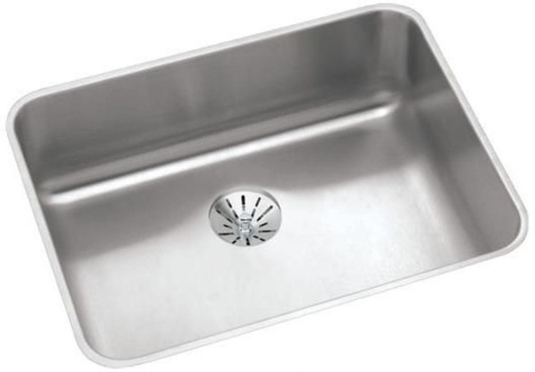 Lustertone 23.5" Stainless Steel Undermount Kitchen Sink with Perfect Drain
