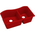 thumbnail image 1 of Elkay ELXHU3220RMA0 Elkay Quartz Luxe 32-1/2" x 20" x 10", 60/40 Double Bowl Undermount Sink, Maraschino, 1 of 2