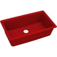 thumbnail image 1 of Elkay ELXRU13322MA0 Quartz Luxe 33" x 18-7/16" x 9-7/16", 1-Bowl Undermount Kitchen Sink, Maraschino, 1 of 3