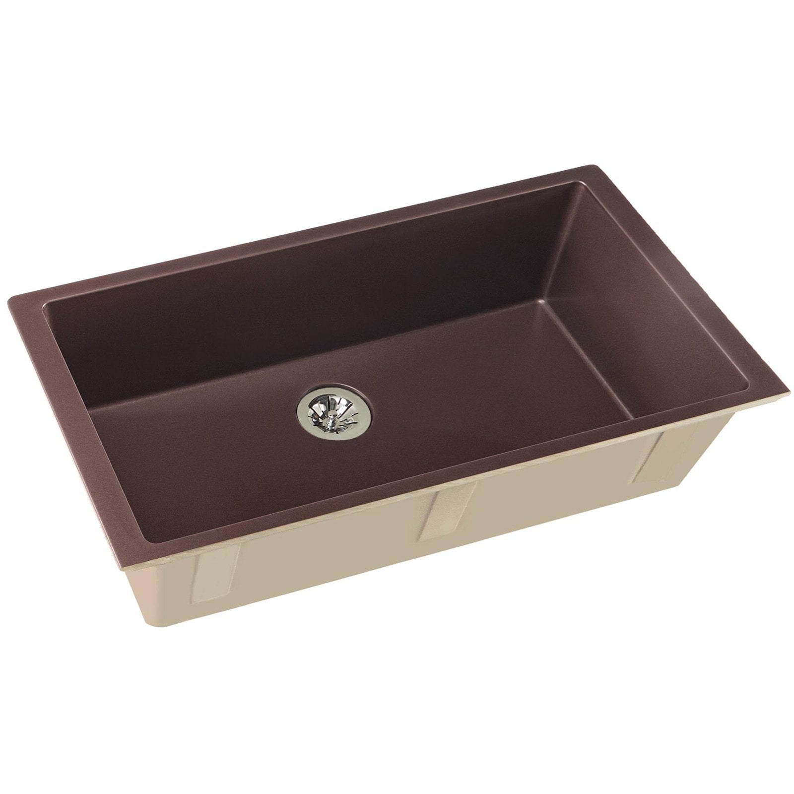 namokanseinposa　ディオール 18 Inch Undermount Bathroom Sink White Rectangular Porcelain