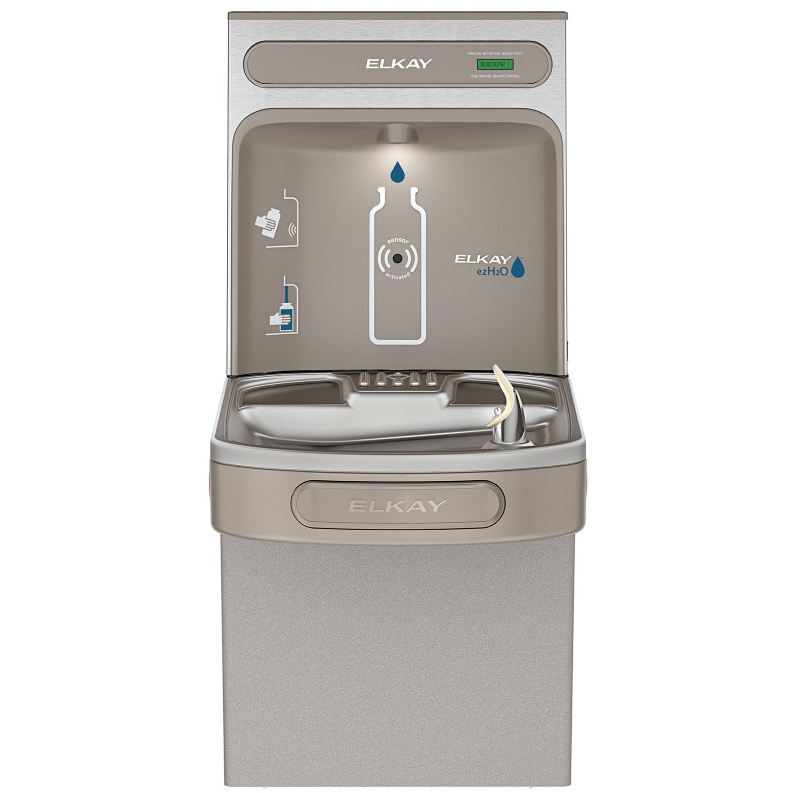 Elkay EZ H2O Drinking Fountain EZS8WSLK Light Gray Granite - Walmart.com